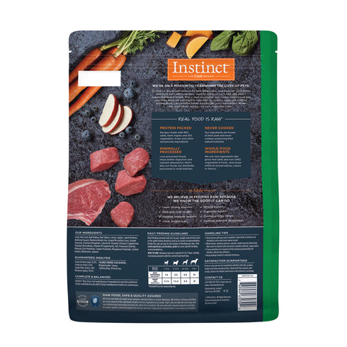 Instinct Raw Frozen Bites Dog Food - Lamb - 2.7lb Bag